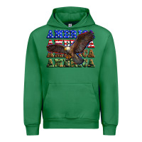 Emerald america america america america Urban Hoodie - Zillion Design Studio