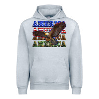 Heather Grey america america america america Urban Hoodie - Zillion Design Studio