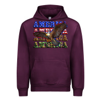 Mauve Wine america america america america Urban Hoodie - Zillion Design Studio