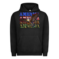 Pigment Black america america america america Urban Hoodie - Zillion Design Studio