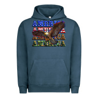 Pigment Midnight Navy america america america america Urban Hoodie - Zillion Design Studio