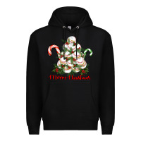 Black merry christmas baseball Premium Hoodie - RanaPortraitStore