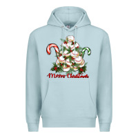 Blue Mist merry christmas baseball Premium Hoodie - RanaPortraitStore