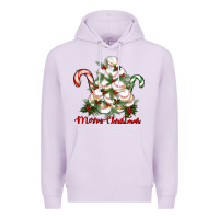 Lilac merry christmas baseball Premium Hoodie - RanaPortraitStore