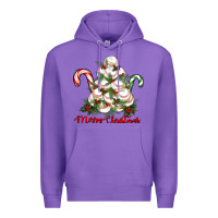 Purple merry christmas baseball Premium Hoodie - RanaPortraitStore