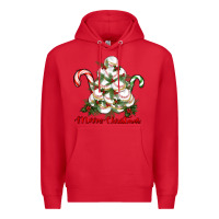 Red merry christmas baseball Premium Hoodie - RanaPortraitStore