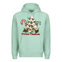 Seafoam merry christmas baseball Premium Hoodie - RanaPortraitStore