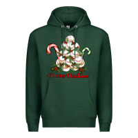 Merry Christmas Baseball Premium Hoodie | Teevron