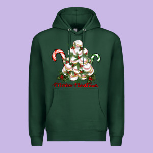 Merry Christmas Baseball Premium Hoodie Designed By Ranaportraitstore