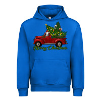 Cobalt merry christmas baby sheep trees with truck Urban Hoodie - RanaPortraitStore