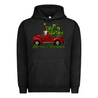 Pigment Black merry christmas baby sheep trees with truck Urban Hoodie - RanaPortraitStore