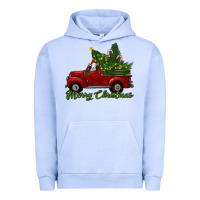 Pigment Grape Ice merry christmas baby sheep trees with truck Urban Hoodie - RanaPortraitStore