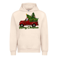 Sandshell merry christmas baby sheep trees with truck Urban Hoodie - RanaPortraitStore