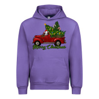 Tulip merry christmas baby sheep trees with truck Urban Hoodie - RanaPortraitStore