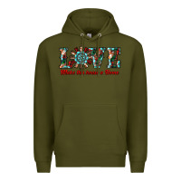 Army Green love make this house a home Premium Hoodie - RanaPortraitStore
