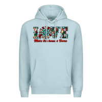 Blue Mist love make this house a home Premium Hoodie - RanaPortraitStore