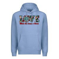 Colony Blue love make this house a home Premium Hoodie - RanaPortraitStore