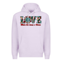 Lilac love make this house a home Premium Hoodie - RanaPortraitStore