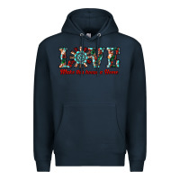 Navy love make this house a home Premium Hoodie - RanaPortraitStore