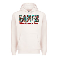 Pale Pink love make this house a home Premium Hoodie - RanaPortraitStore