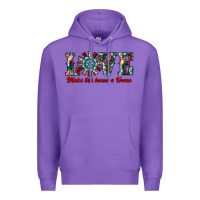 Purple love make this house a home Premium Hoodie - RanaPortraitStore