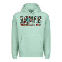 Seafoam love make this house a home Premium Hoodie - RanaPortraitStore