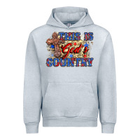 Heather Grey this is god's country Urban Hoodie - Zillion Design Studio