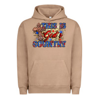Pigment Burro this is god's country Urban Hoodie - Zillion Design Studio