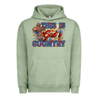 Pigment Oil Green this is god's country Urban Hoodie - Zillion Design Studio