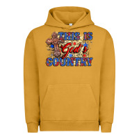 Pigment Peanut Butter this is god's country Urban Hoodie - Zillion Design Studio