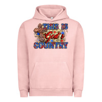 Pigment Salmon this is god's country Urban Hoodie - Zillion Design Studio