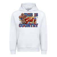 White this is god's country Urban Hoodie - Zillion Design Studio