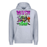 Heather Grey witch vibes Premium Hoodie - Zillion Design Studio