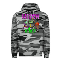 Slate Camo witch vibes Premium Hoodie - Zillion Design Studio
