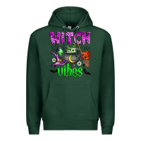 Sports Green witch vibes Premium Hoodie - Zillion Design Studio