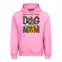 Fuchsia Pink kinda busy being a dog mom Urban Hoodie - texasbilliewilder
