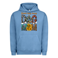 Pigment Pebble Blue kinda busy being a dog mom Urban Hoodie - texasbilliewilder