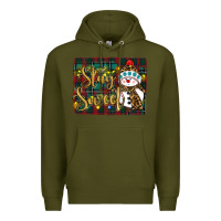 Army Green christmas stay sweet Premium Hoodie - RanaPortraitStore