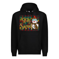 Black christmas stay sweet Premium Hoodie - RanaPortraitStore