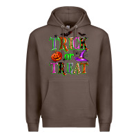 Coffee trick or treat Premium Hoodie - Zillion Design Studio