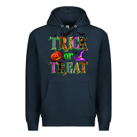Navy trick or treat Premium Hoodie - Zillion Design Studio