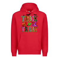 Red trick or treat Premium Hoodie - Zillion Design Studio