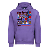 Tulip she loves jesus and america too Urban Hoodie - Zillion Design Studio