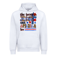 White she loves jesus and america too Urban Hoodie - Zillion Design Studio