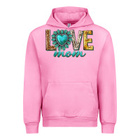Fuchsia Pink love mom western Urban Hoodie - texasbilliewilder