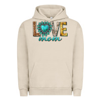 Pigment French Oak love mom western Urban Hoodie - texasbilliewilder