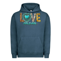 Pigment Midnight Navy love mom western Urban Hoodie - texasbilliewilder