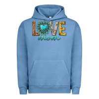 Pigment Pebble Blue love mom western Urban Hoodie - texasbilliewilder