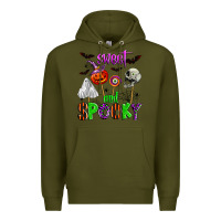 Army Green sweet and spooky Premium Hoodie - Zillion Design Studio