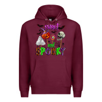 Burgundy sweet and spooky Premium Hoodie - Zillion Design Studio